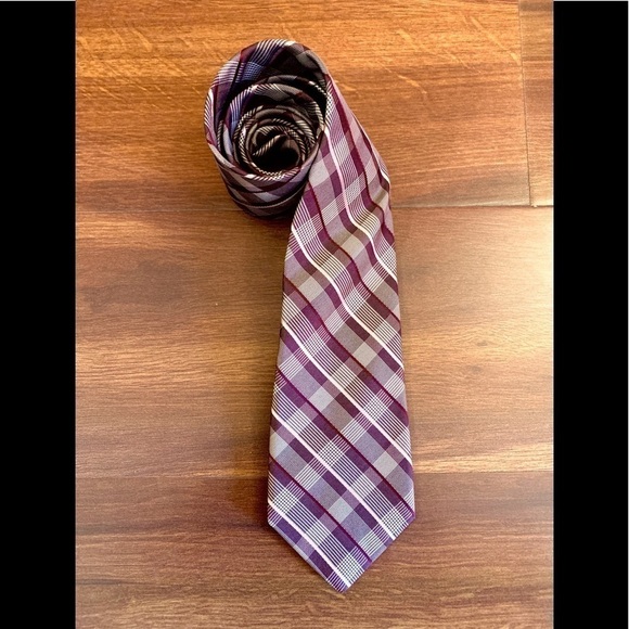 MICHAEL KORS Silk Striped Necktie - Picture 1 of 9